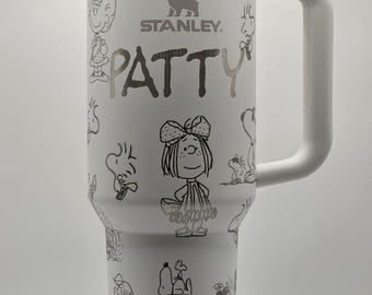 Personalized Peanuts Themed Stanley or Owala