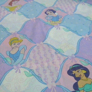 RESERVED 2 Vintage Disney Princess Twin Sheets Fabric image 3