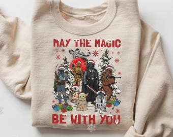 Star Wars Merry Christmas Sweatshirt, Disney Christmas Kids Shirt, Star Wars Xmas Trip Hoodie, Galaxy Wars Christmas Party Shirt, Xmas Tee
