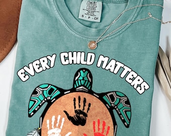 Comfort Colors® Native Owned Every Child Matters Orange Shirt Day Indigenous T-Shirt native Designed Tees Indigenous Gift Shop