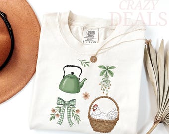 Komfort Colors® In meiner Oma Ära Shirt, neue Oma T-Shirt, Schwangerschaftansage Geschenk T-Shirt, Cottagecore Shirt, Geschenk für Oma zu sein