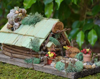 Fairy House, Gnome House, Fairy Garden, Fairy Cottage, Gnome Home, Mini Woodland House