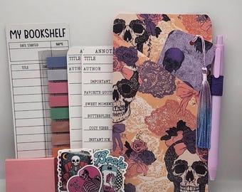 Book Annotation Kit Stickers, Tabs, Bookmark & Pen