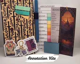 Fantasy Annotation Kit | Book Lover Gift | Reading Kit |Tabs | Annotating Supplies | Romantasy Reader