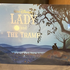 NEW Lady and the Tramp Set of 4 Lithographs