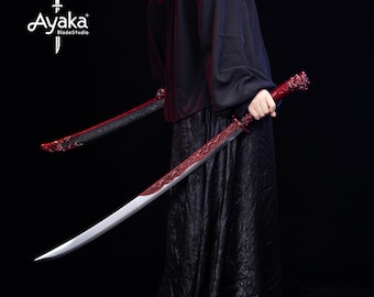 手作りの東洋ファンタジースタイルの剣、装飾用の刀、コスプレ小道具