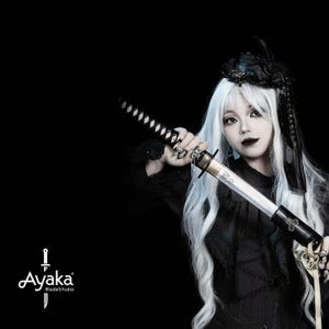 Hattori Hanzo Katana Life-Size Replica from Kill Bill, Handcrafted Japanese Katana, Tarantino Fan, Bespoke Cosplay Gift, Custom Present