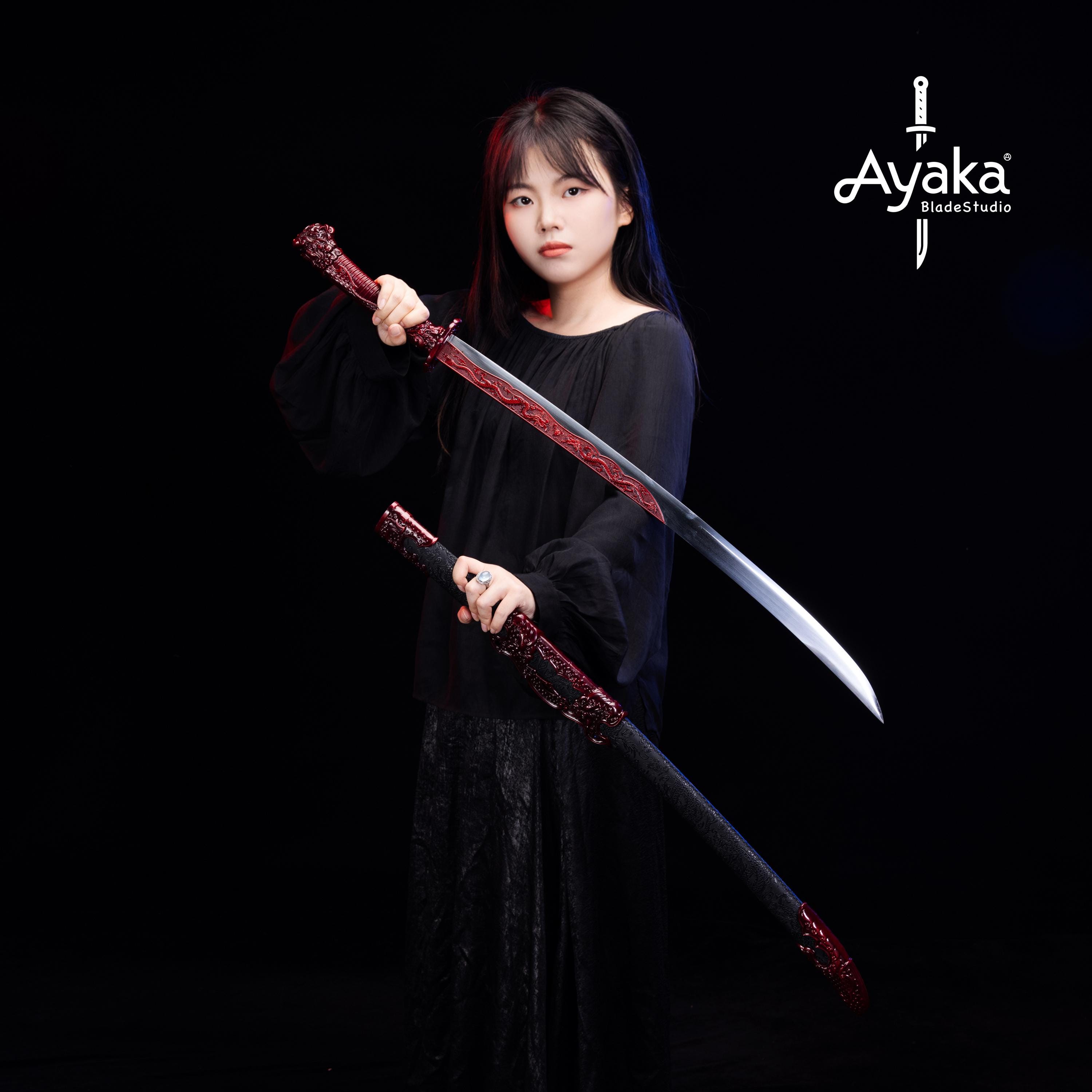 手作りの東洋ファンタジースタイルの剣、装飾用の刀、コスプレ小道具