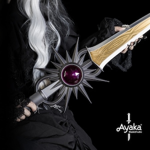 Selûne&#39;s Spear of Night Life-Size Full Metal Replica, Baldur’s Gate 3, BG3, Cosplay Prop, Shadowheart Gear, Gift for Fans | Gamers
