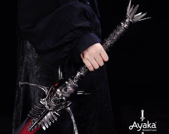 Dante's Rebellion Greatsword Life-Size Replica, Devil May Cry, Gift for Gamers | Boyfriend | Him, Cosplay Prop