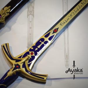 Saber&#39;s Excalibur Life-Size Metal Replica, Fate Stay Night, Anime Cosplay Prop, Gift for Anime Fans, Saber, FGO, Holy Sword