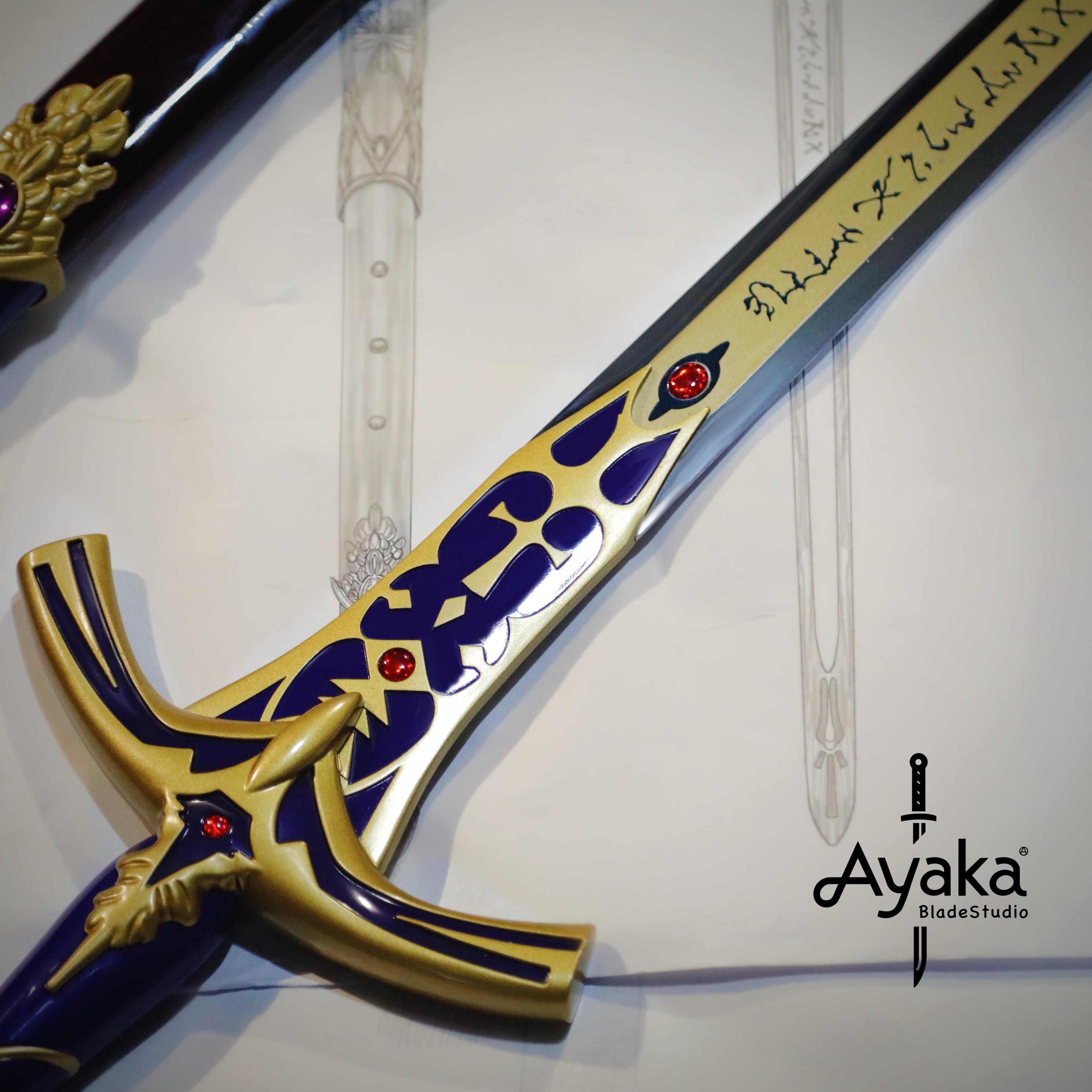 Saber's Excalibur Life-size Metal Replica, Fate Stay Night, Anime