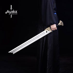 Espada enana de la Tierra Media hecha a mano, espada de fantasía decorativa, accesorio de cosplay, regalo épico para él o ella, regalo de Navidad. imagen 5