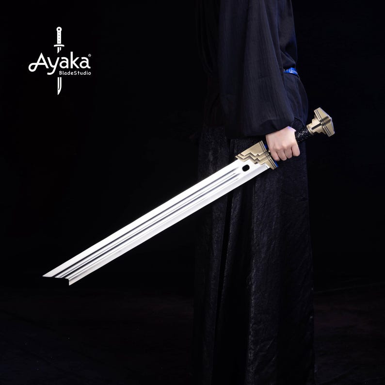Espada enana de la Tierra Media hecha a mano, espada de fantasía decorativa, accesorio de cosplay, regalo épico para él o ella, regalo de Navidad. imagen 5