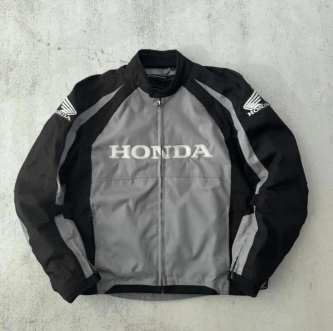 Honda Motorcycle Riding Jacket Lightweight Cordura All Season Biker ...
