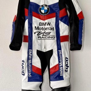 BMW Motorrad MotoGP Leather Racing Suit CE Certified Protection