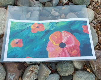 Poppies Dancing in the Breeze Print
