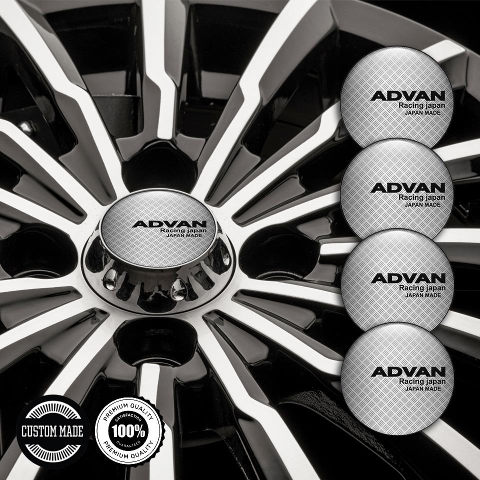 PRIME 70mm / 2-3/4" Wheel Center Cap Stickers – Epoxy Dome Emblem Decals (Set Of 4)