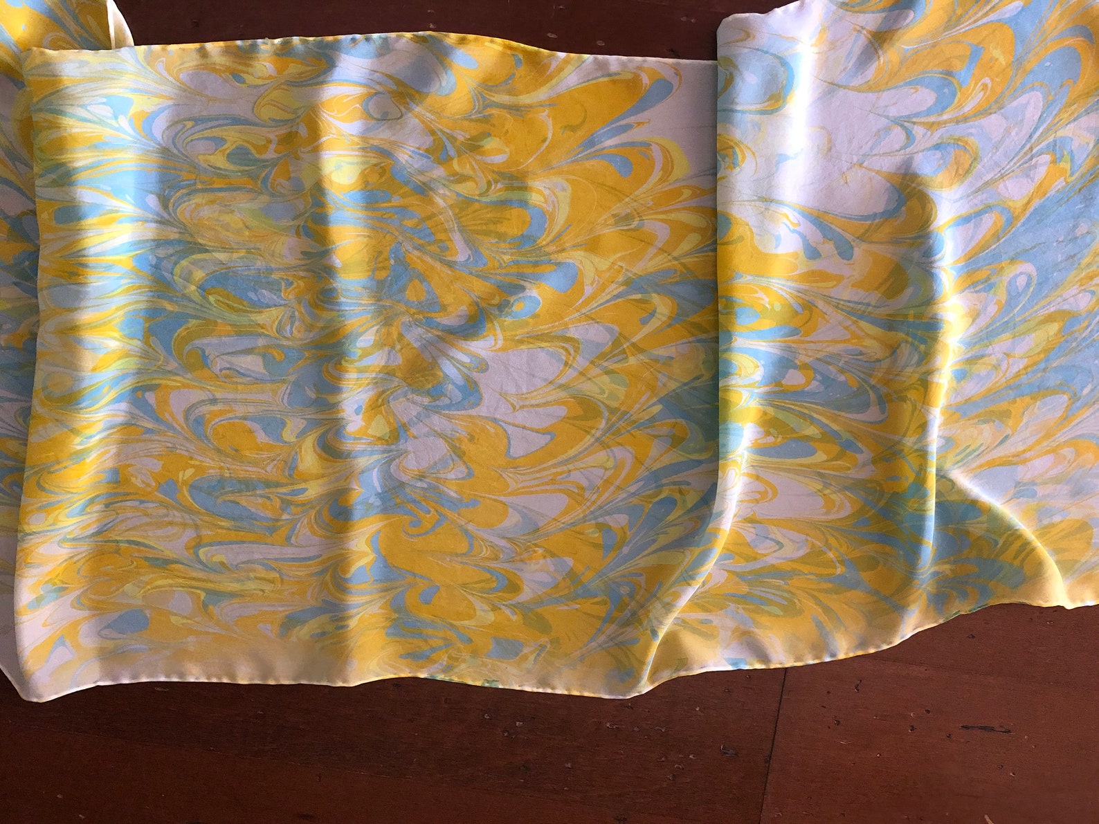 Tallit Hand Made Yellow Light Blue Color Jewish Prayer Shawl - Etsy