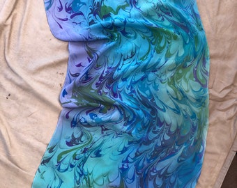 Pastel Silk Tallit | hand-made, one-of-a-kind, jewish prayer shawl, custom tallits for women & girls, tallit for bat mitzvah