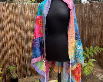 Community Silk Tallit  | hand-made, one-of-a-kind, jewish prayer shawl Please Contact before purchase