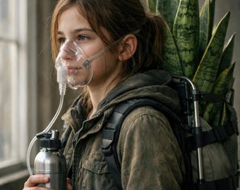 Survivor, Kunstdruck, Sci-Fi Natur Poster, Digital Download