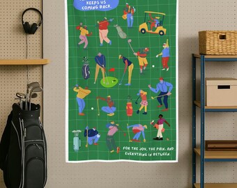 One Good Shot Golf Banner | Funny Gift for Golf Lover | Golf Wall Decor |골프