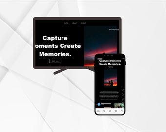 Wix Studio Photography Website Template | Modern Portfolio