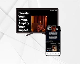 Stylish Business Website Template | Wix Modern Marketing & Creative Agency Design