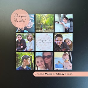 Custom Photo Magnets Personalized Refrigerator Magnets Photo Magnets from Your Photos Unique Photo Gifts with Fast Shipping