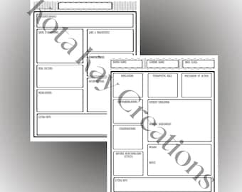 Nursing School Study Template Bundle: Pathophysiology & Pharmacology (Digital Download)