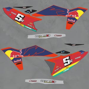 ktm sx-f 250 350 450 graphics kit (2019–2023) – custom mx decals for sx, xc-f, exc-f, sx 125 – motocross wrap stickers