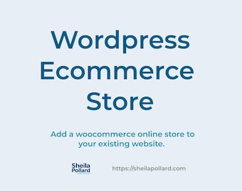 Wordpress Website Online Store Setup & Configuration