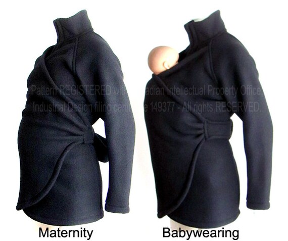 maternity and babywearing coat