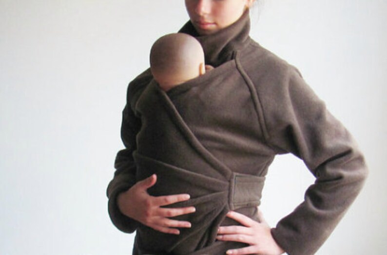 Vegan Maternity, Babywearing Coat, Baby Wearing Coat, Maternity Clothes, Baby Clothes, Babywearing, Maternity Coat, Baby Wearing image 2