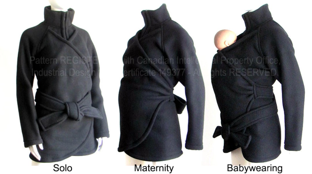 Baby Wearing Coat, No INSERT Babywearing Coat, Maternity Jacket