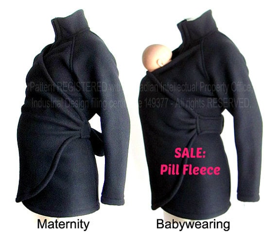 maternity babywearing coat