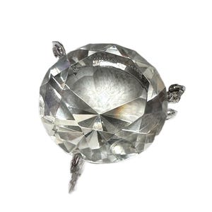 Crystal Diamond Paperweight (scratched)