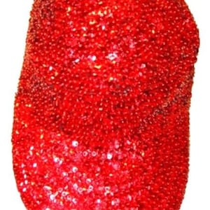 Baseballpet met pailletten rood kinderen uniseks, sprankelende glitterhoed, peuter meisje jongen modeaccessoire, leuk feest trendy kinderpet