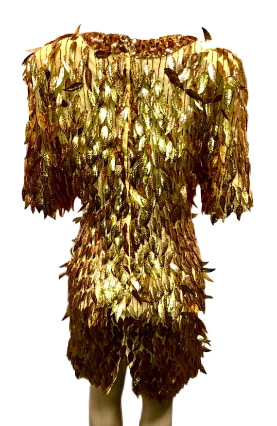 slim fit dress slacks Primavera Couture 4192 Size 2,10,16 Gold Sequin Prom Dress Peak Point Pageant Gown Slit Formal 16 / Gold