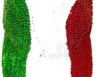 Sequined Fashionable Cap Italian Flag, Sparkly Unisex Baseball Hat, Soccer Fan Italy, Rome Travel Hat
