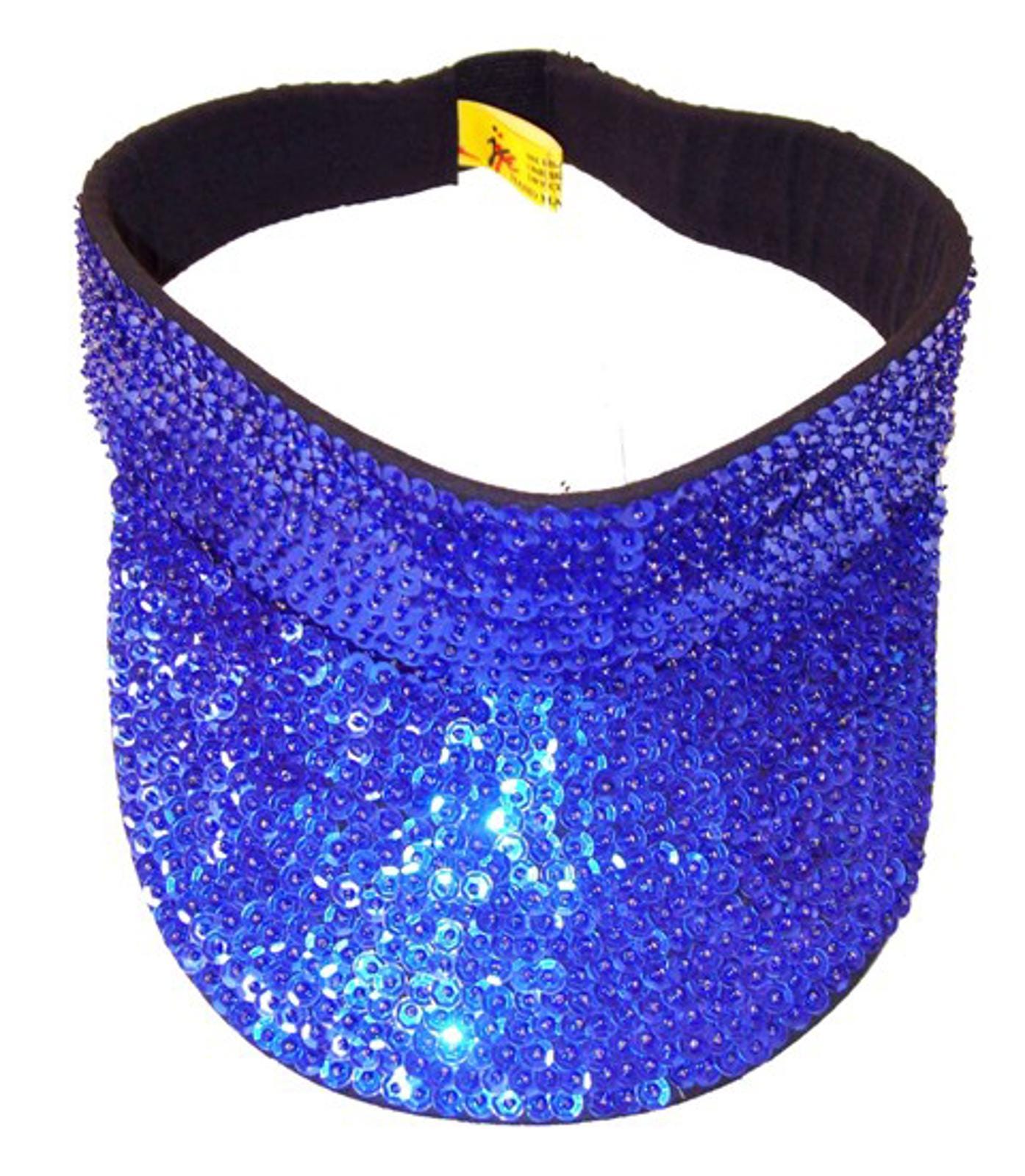 Navy Blue Visor With Bling - Etsy