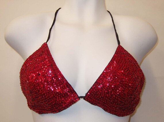 Sequin Bikini Set Red (2pc set) - image 1