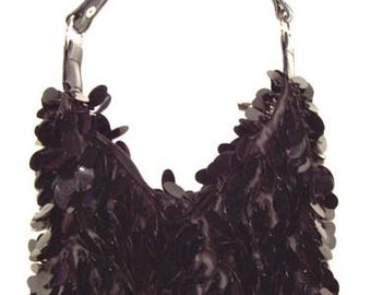 Bolso de lentejuelas negro