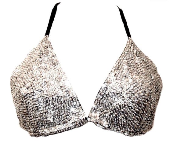 Sequin Bikini Set Silver (2pc set) - image 1