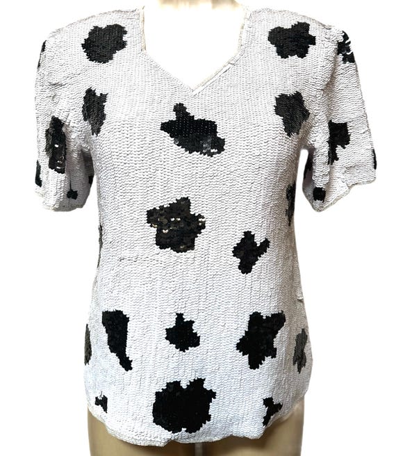 Sequin Top Dalmatian size M - image 2
