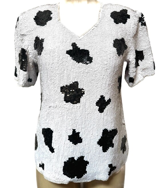 Sequin Top Dalmatian size M - image 1