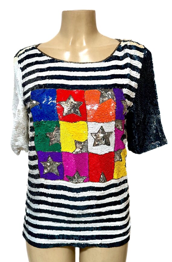 Sequin Top Anchor/Multi size 10 - image 2