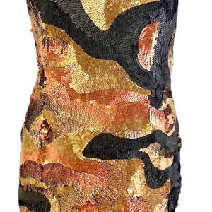 nicole miller sequin egyptian dress Women's Nicole Miller Sequin Cocktail Dress