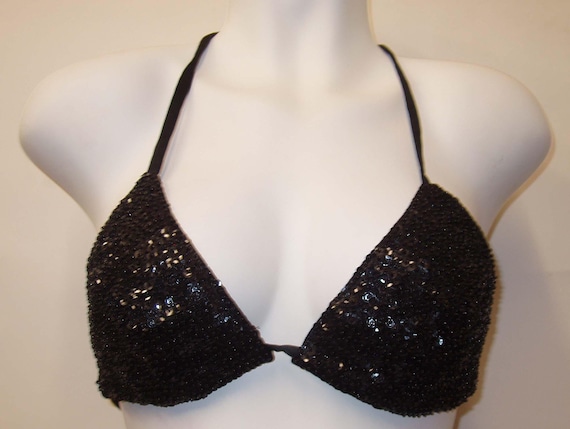 Sequin Bikini Set Black (2pc set) - image 1
